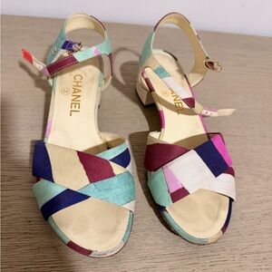 Chanel Women's Colorful Sandals
